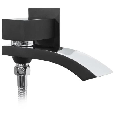 Душевая система встраиваемая Hansberge H6077BC, черный/хром фото в интернет-магазине Русалия