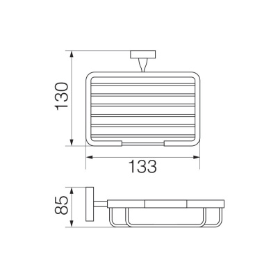 Мыльница-решетка настенная VR.BNR-7852.BR Bonjour Bronzo Veragio фото в интернет-магазине Русалия