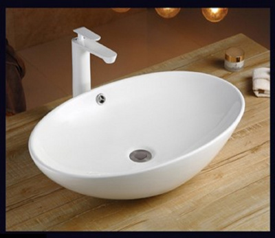Раковина накладная овальная D1104 CeramaLux фото в интернет-магазине Русалия