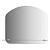 Зеркало настенное с полочкой Optima EVOFORM 60х50 см, BY 0517 фото в интернет-магазине Русалия