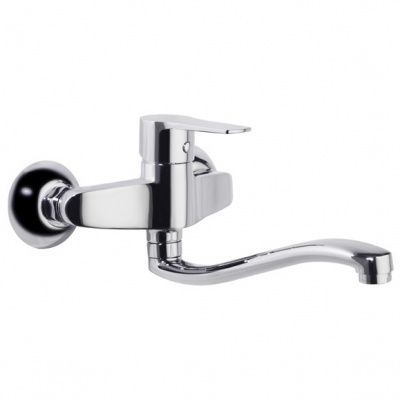 Смеситель для кухни однорычажный наружнего монтажа TITANIUM 180701CC Ramon Soler фото в интернет-магазине Русалия