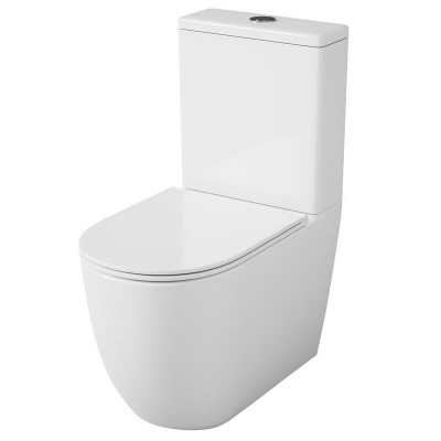 Унитаз OWLT190301 с бачком OWLT190301/2 Vind Cirkel-GL с сиденьем микролифт OWL фото в интернет-магазине Русалия