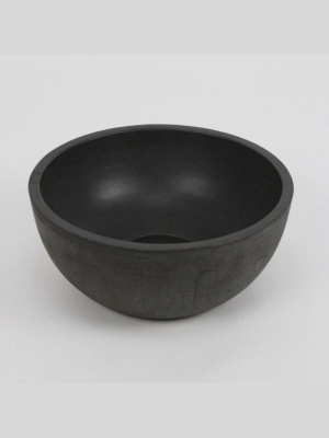 Раковина накладная бетонная Uperwood Belfast 30х30х13,5 см, круглая, графит 2091020327 фото в интернет-магазине Русалия