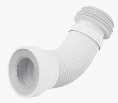 Фановая гофрированная труба для унитаза A97 AlcaPlast фото в интернет-магазине Русалия