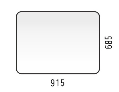 Зеркало LED "Альбано 915х685", сенсор Corozo фото в интернет-магазине Русалия