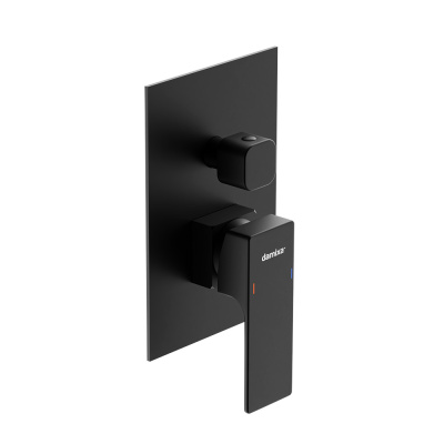 953510300 Gala встраиваемая душевая система со смесителем и изливом, чёрный Damixa фото в интернет-магазине Русалия