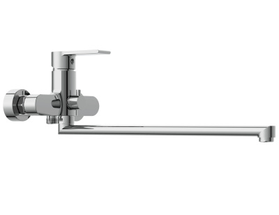 Смеситель для ванны универсальный с длинным изливом Brasko A64091 Cersanit фото в интернет-магазине Русалия