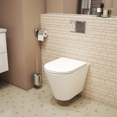 Унитаз подвесной Vind Ruta-H торнадо с сиденьем микролифт TOWLT190304 OWL фото в интернет-магазине Русалия