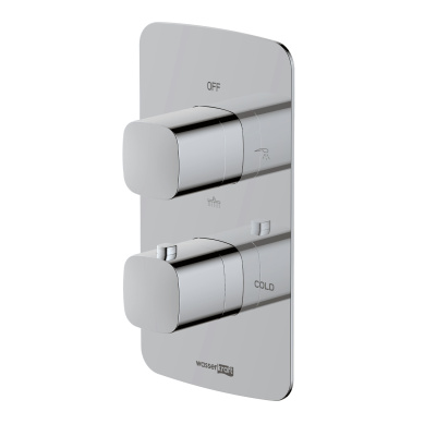 Naab 8644 Thermo Термостатический смеситель для ванны и душа Wasserkraft фото в интернет-магазине Русалия