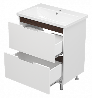 Тумба Лайм 70 с раковиной Cersanit Como 70 Misty фото в интернет-магазине Русалия