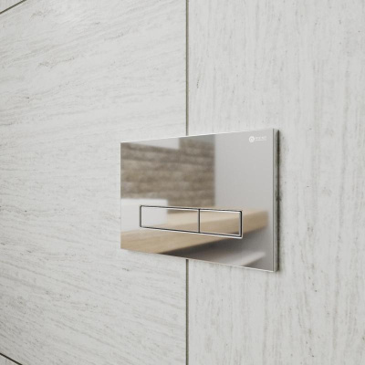 Клавиша смыва Меркурий PN44831C хром Point фото в интернет-магазине Русалия