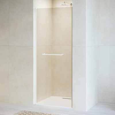 Душевая дверь RGW PA-103W 900, стекло прозрачное, профиль белый фото в интернет-магазине Русалия