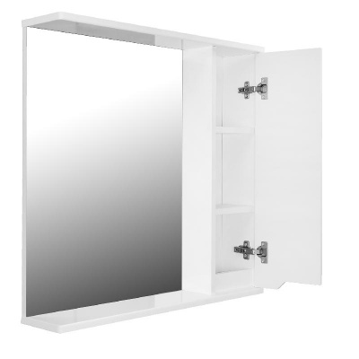 Зеркало-шкаф Loranto Палермо 700х150х700 правый, белый (CS00090465) фото в интернет-магазине Русалия