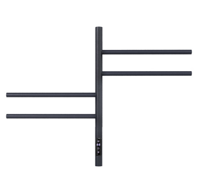 Полотенцесушитель электрический Vincea VTD-1S1CGE 43x60, графит, таймер фото в интернет-магазине Русалия