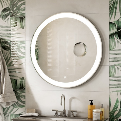 Зеркало с подсветкой Aroma d780 линза без подсветки ЗЛП436 Continent фото в интернет-магазине Русалия