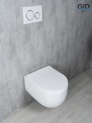 Унитаз подвесной Tornado Gid Tr2133TF 62262Y белый 49x36x34 фото в интернет-магазине Русалия