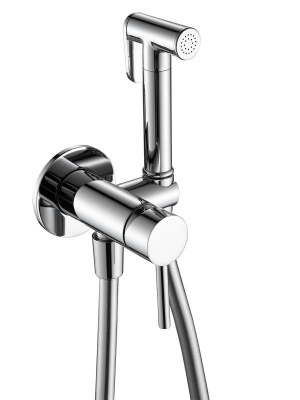 AQM6217CR Siena Готовый комплект гигиенического душа (скрытый монтаж, латунная лейка), Хром фото в интернет-магазине Русалия