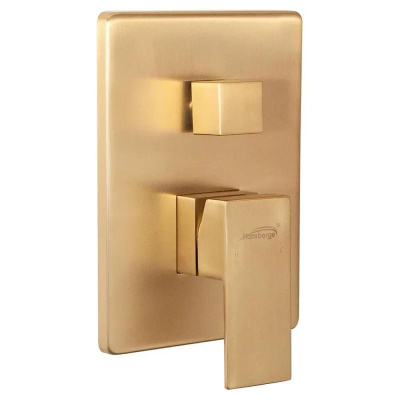 Душевая система встраиваемая Hansberge H6075MG, матовое золото фото в интернет-магазине Русалия