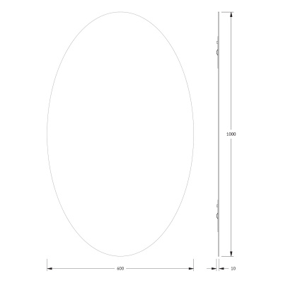 Зеркало настенное Primary EVOFORM 60х100 см, BY 0035 фото в интернет-магазине Русалия