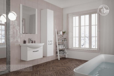 Тумба под раковину AQUATON Ария 65 белый 1A134001AA010 фото в интернет-магазине Русалия