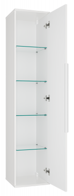 Шкаф - пенал Savoy 35 подвесной универсальный (белый) SAV-05035-010 Brevita фото в интернет-магазине Русалия