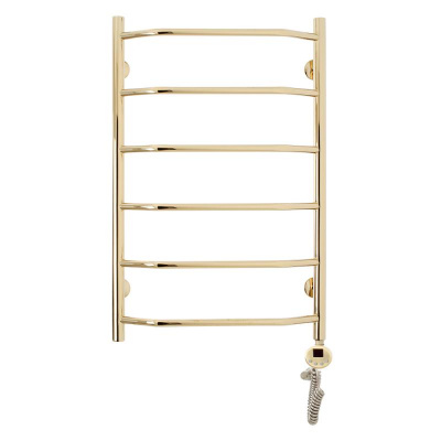 Электрический полотенцесушитель Лаура П6 500x800 ER , золото глянец Domoterm фото в интернет-магазине Русалия