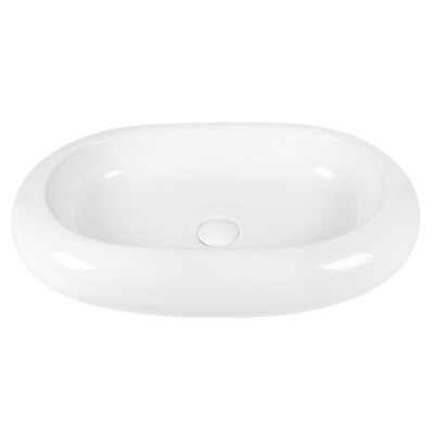 BOND S58-640 Раковина накладная овальная 64*40*12см белая фото в интернет-магазине Русалия