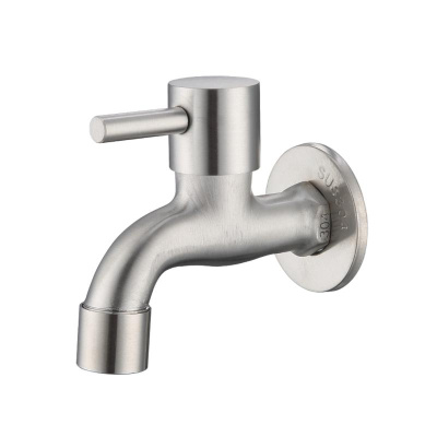 Кран водоразборный со штуцером Splenka S249.71, сатин фото в интернет-магазине Русалия