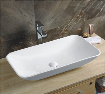 Раковина накладная прямоугольная 9122 CeramaLux фото в интернет-магазине Русалия