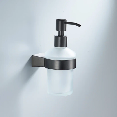 Дозатор жидкого мыла Shevanik SG5744T, оружейная сталь фото в интернет-магазине Русалия