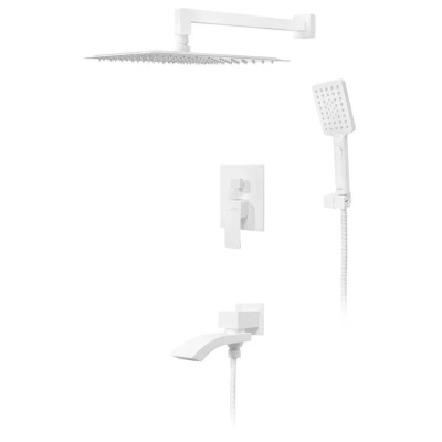 Душевая система встраиваемая Hansberge H6077WW, белый фото в интернет-магазине Русалия