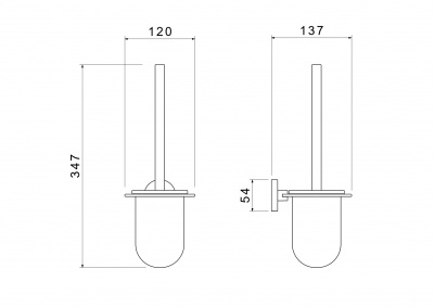 Ершик AQUATEK AQ4210CR ОБЕРОН фото в интернет-магазине Русалия