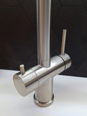 Смеситель для кухни с гибким изливом AltroBagno Flusso 050201 Ni AltroBagnoFlusso050201Ni фото в интернет-магазине Русалия