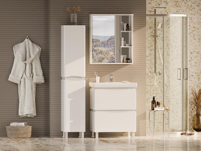 Зеркальный шкаф Венера 70 левый П-Внр04070-01СвЛ Misty фото в интернет-магазине Русалия