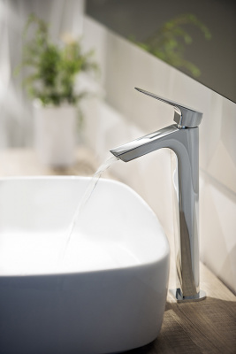 Смеситель высокий для раковины чаши однорычажный URBAN CHIC с каскадным изливом211001 (L) Ramon Soler фото в интернет-магазине Русалия