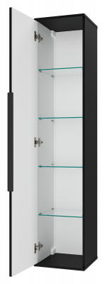 Шкаф - пенал Savoy 35 подвесной универсальный (черный) SAV-05035-030 Brevita фото в интернет-магазине Русалия