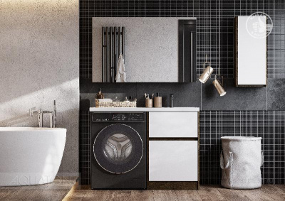 Тумба под раковину AQUATON Лондри 60 Дуб Рустикальный без фасада 1A266901LHDR0 фото в интернет-магазине Русалия