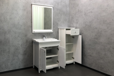 COMFORTY. Зеркало "Тбилиси-70" белый глянец фото в интернет-магазине Русалия