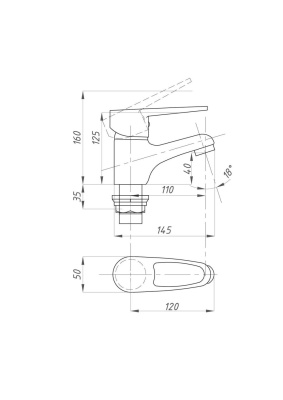 Смеситель для раковины FAUZT FZs940-B126 тип См-УмОЦБА фото в интернет-магазине Русалия