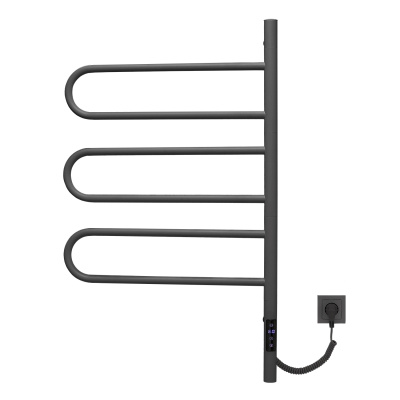 Полотенцесушитель электрический Vincea VTD-1R2CGE 44х80, графит, таймер фото в интернет-магазине Русалия