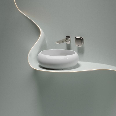 Умывальник чаша накладная круглая Element 360*360*120мм CN6050 Ceramica Nova фото в интернет-магазине Русалия