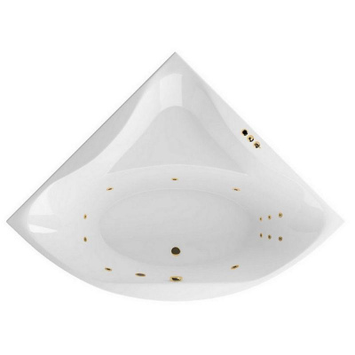 Гидромассажная ванна EXCELLENT Glamour 150x150 "SMART" (золото) WAEX.GLA15.SMART.GL фото в интернет-магазине Русалия