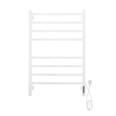 Электрический полотенцесушитель  белый DMT Квадро П8 500x800 БЕЛ EK R фото в интернет-магазине Русалия