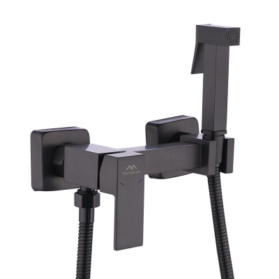 Смеситель с гигиенической лейкой FASHUN оружейная сталь (A7504-17) фото в интернет-магазине Русалия