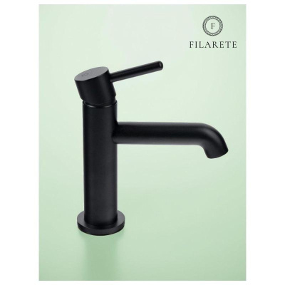 Смеситель для раковины FILARETE Roun FL5020BL, черный фото в интернет-магазине Русалия