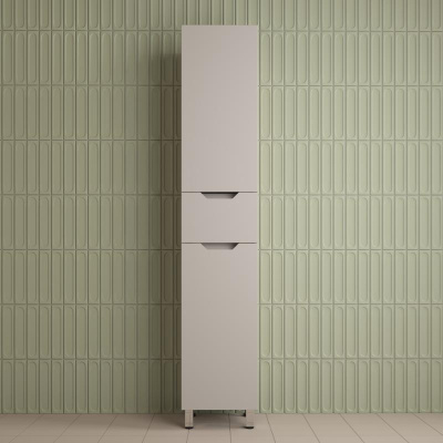 Пенал "Остин" 360 см напольный 1 ящик крем эмаль PLUS фото в интернет-магазине Русалия