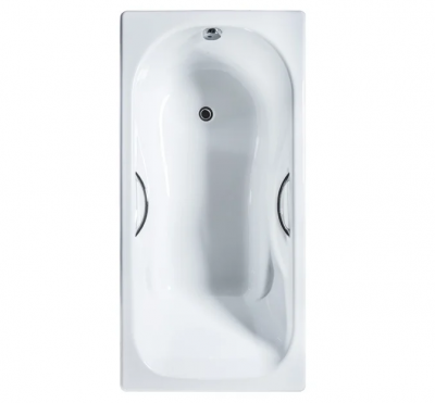 Ванна чугунная Сибирячка 150х75 с отверстиями под ручки Универсал фото в интернет-магазине Русалия