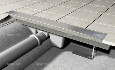 Водоотводящий желоб APZ6-750 Professional AlcaPlast фото в интернет-магазине Русалия