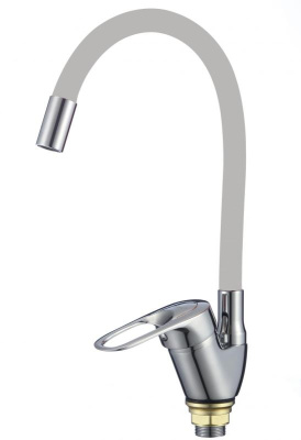 Смеситель для кухонной мойки Fmark с гибким цветным изливом (FM4104-04) фото в интернет-магазине Русалия