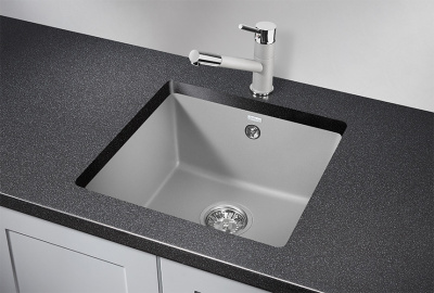 Кухонная мойка GRANULA (4451, АЛЮМИНИУМ) фото в интернет-магазине Русалия